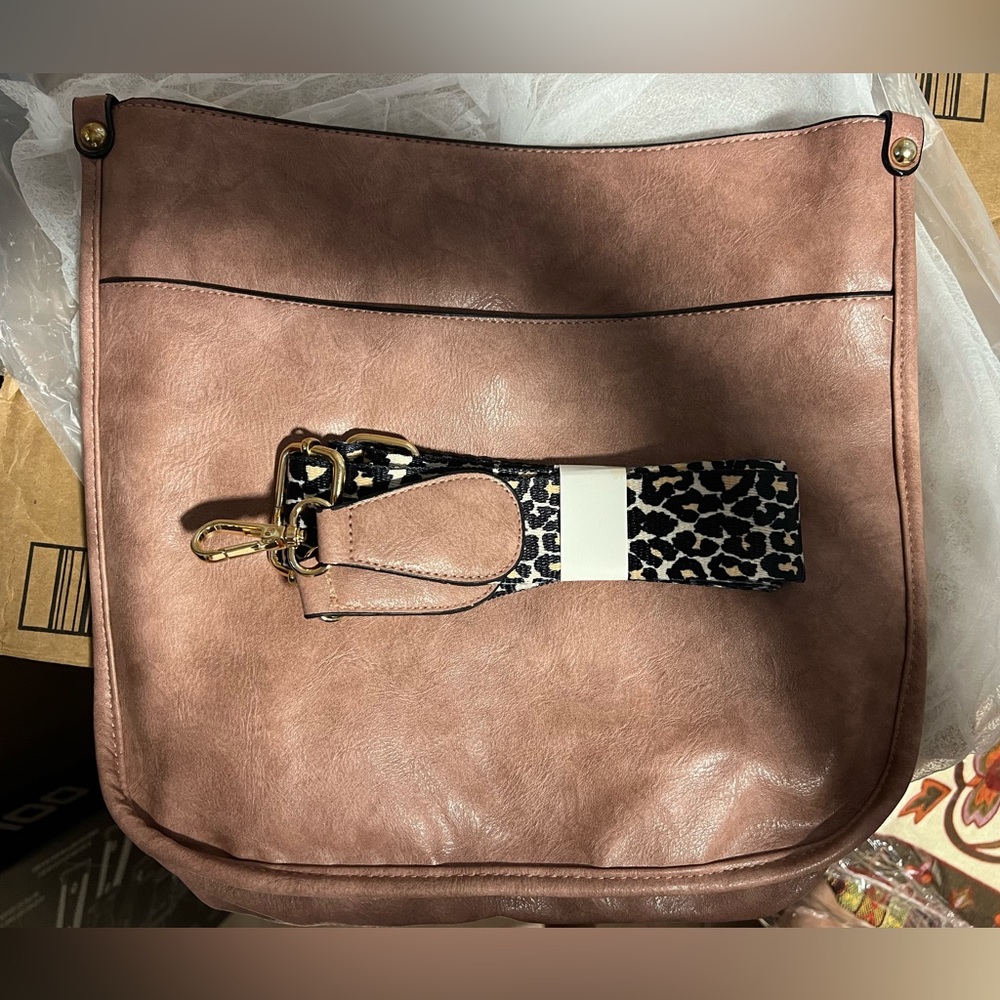 Dusty Pink Crossbody Purse